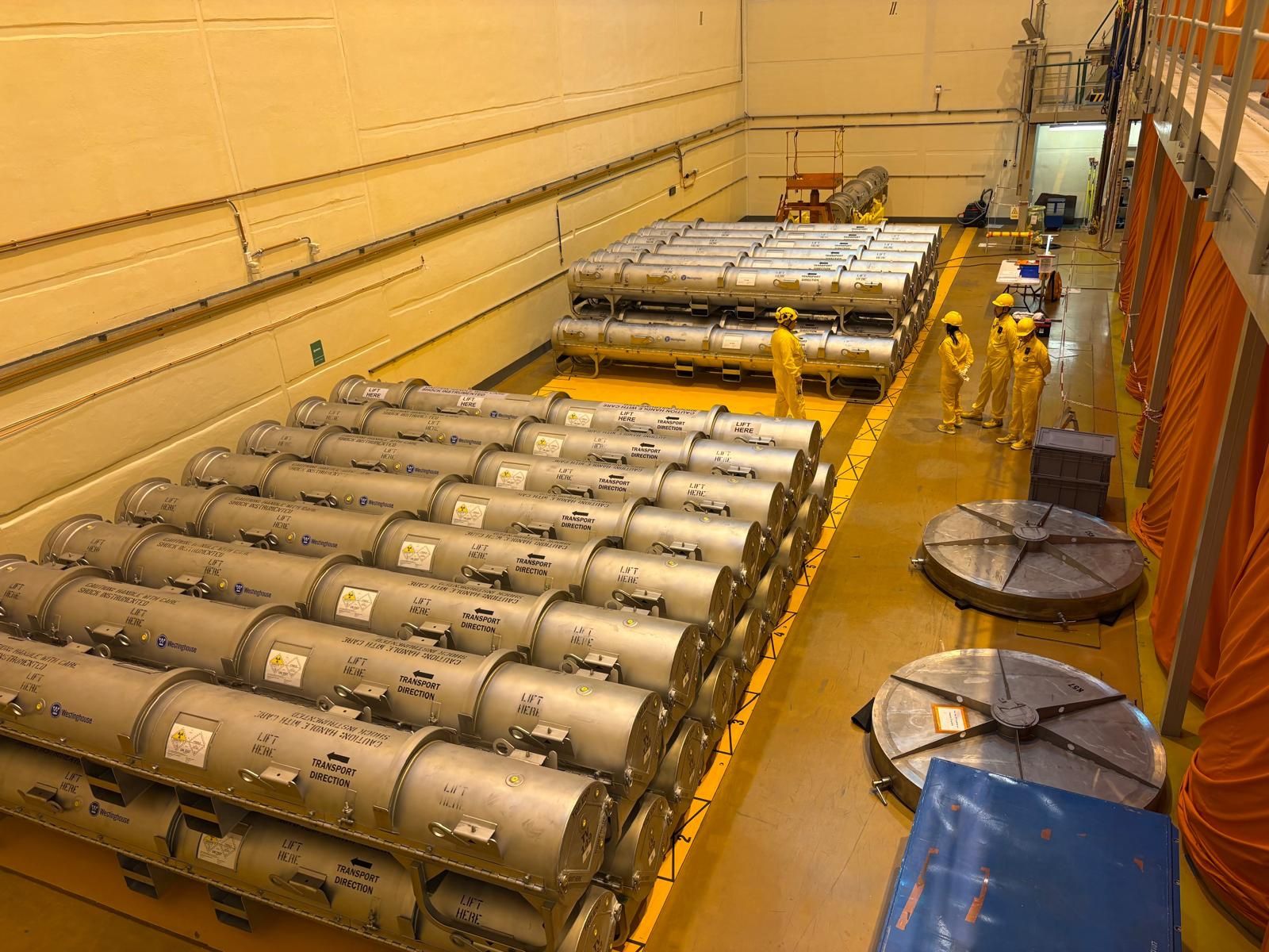 Přepravní kontejnery nových palivových kazet