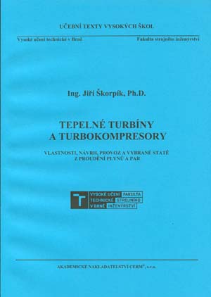 Krycí list skript Tepelné turbíny a turbokompresory